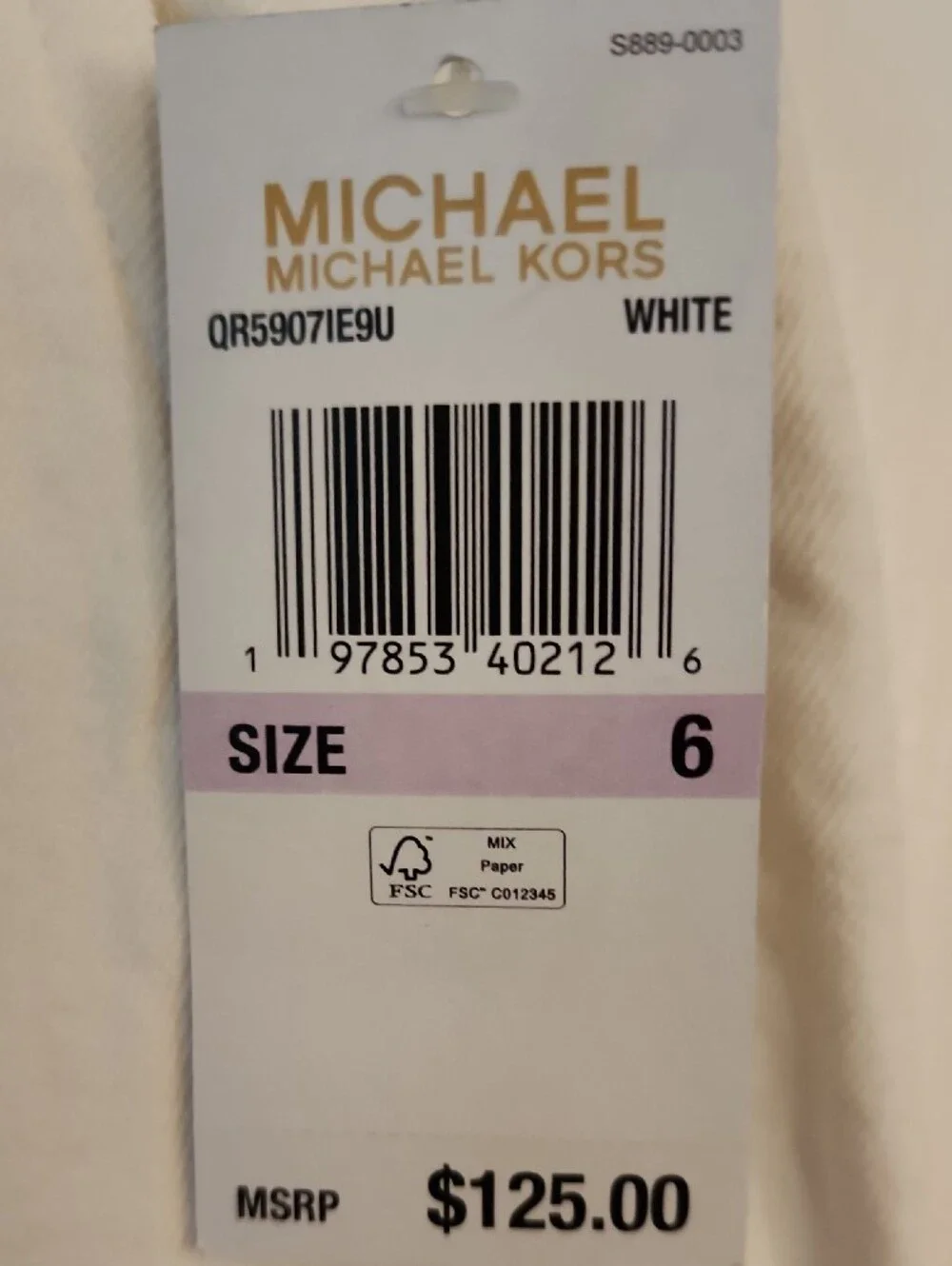 Michael Kors Women's White Boot-Cut Jeans